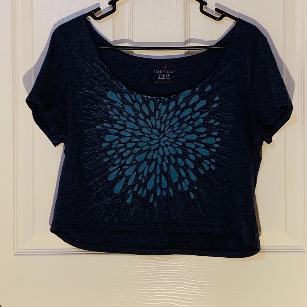 American Eagle Tee-Shirt Crop Top